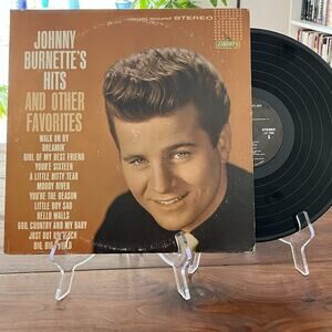 Johnny Burnette's Hits and Other Favorites Vinyl LP 1962 Liberty LST 7206
